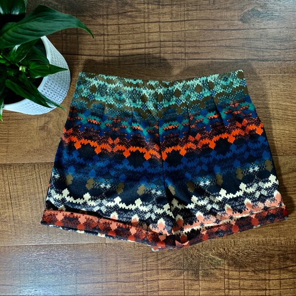 Living Doll Colorful Print Shorts SZ Small - Picture 1 of 4